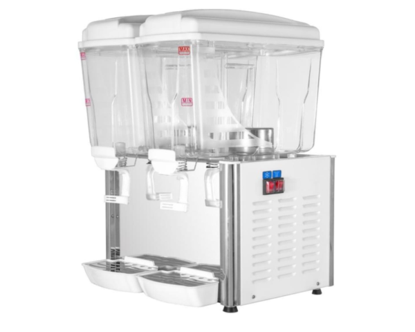 Distributeur de Jus Réfrigéré Double Bac Inox