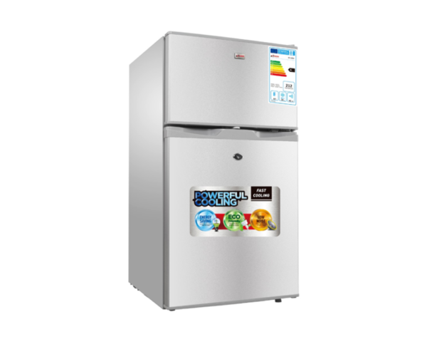Astech Réfrigérateur Mini-Bar 2 Portes Argenté