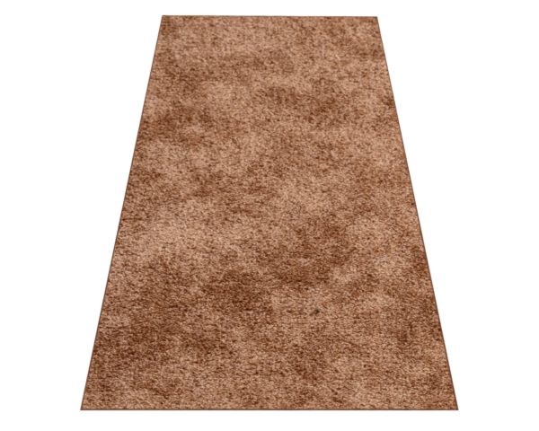 moquette-2 Tapis Shaggy Uni Marron Caramel