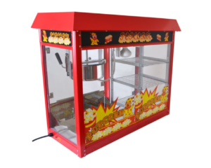 popcorn-2 Machine à Popcorn Professionnelle Grande Vitrine Rouge