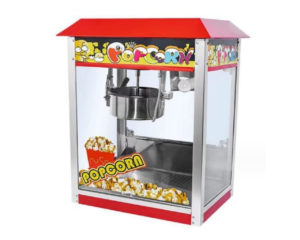 popcorn Machine à Popcorn Professionnelle Compacte Rouge
