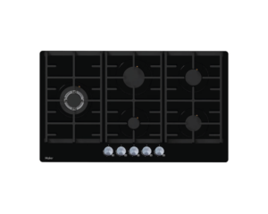 29Plan de travail 1@4x PLAQUE A CUISSON HAIER HOB-790B NOIRE 5 FEUX