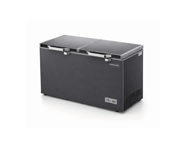 CONGELATEUR HORIZONTAL 700 LITRES DOUBLE BATTANTS COULEUR GRIS