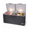 68Plan de travail 1@4x CONGELATEUR HORIZONTAL ENDURO 580 LITRES DOUBLE BATTANTS COULEUR GRIS FONCE