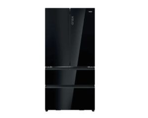 REFRIGERATEUR CONGELATEUR HAIER MULTIPORTES SERIE F90 HFR79F19DFGB(UK) VERRE INOX 703 LITRES