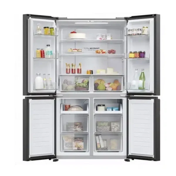REFRIGERATEUR SIDE BY SIDE HAIER HRF 525 SS /SILVER INOX MULTIPORTES