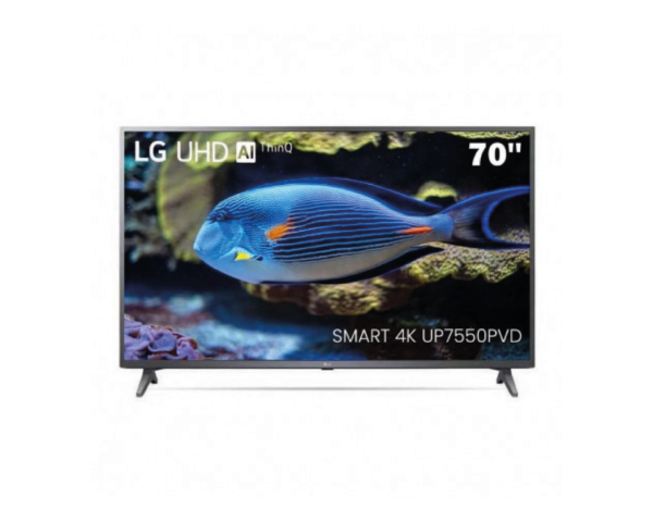 TELEVISEUR LG 70Plan de travail 1@4x TELEVISEUR LG 70" Smart TV 4K UP7550PVD UHD HDR webOS ThinQ AI
