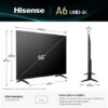hisense-smart-tv-65a6n-65-4k-uhd-dolby-vision-vidaa-u7 TELEVISEUR HISENSE Smart TV 65A6Q 65" 4K UHD Dolby Vision VIDAA U7