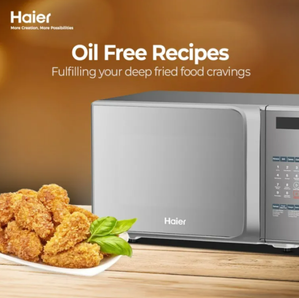 FOUR A MICRO ONDES AIRFRYER HAIER HMW-30AFS 30 LITRES 5 EN 1